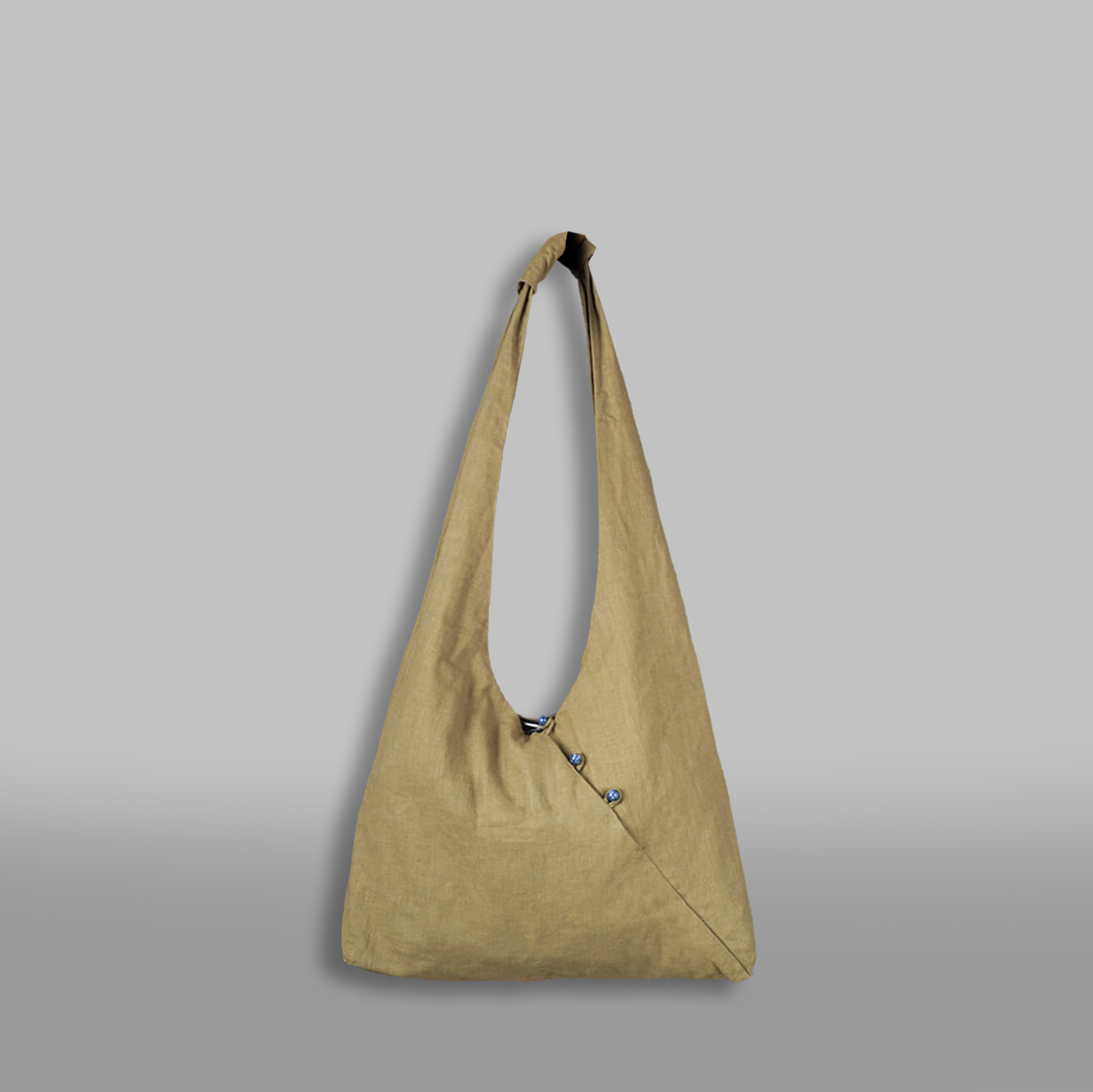 Tear-shaped canvas crossbody bag - T4LHFA