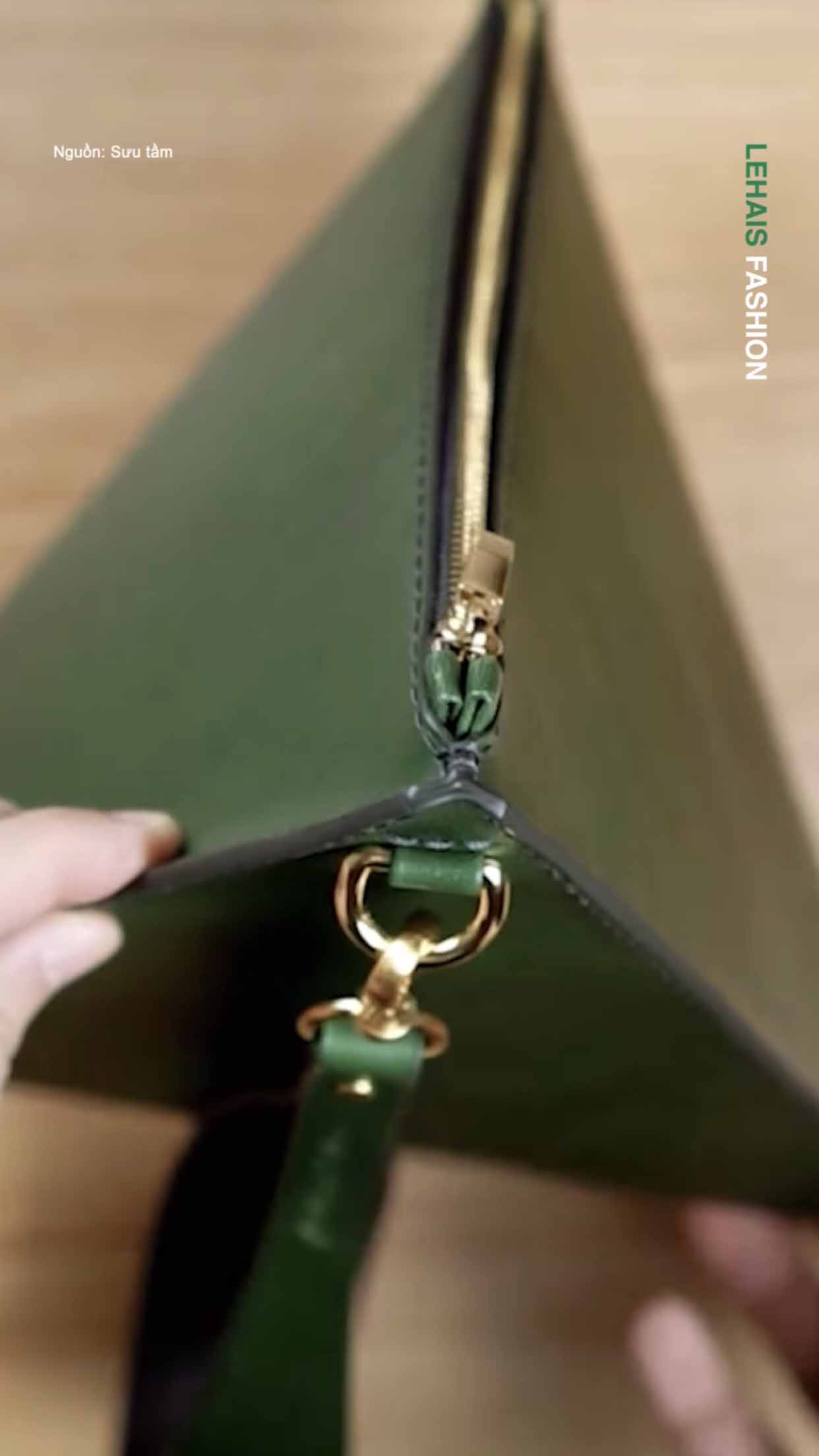 Chiếc túi hình tam giác cục xinh xắn